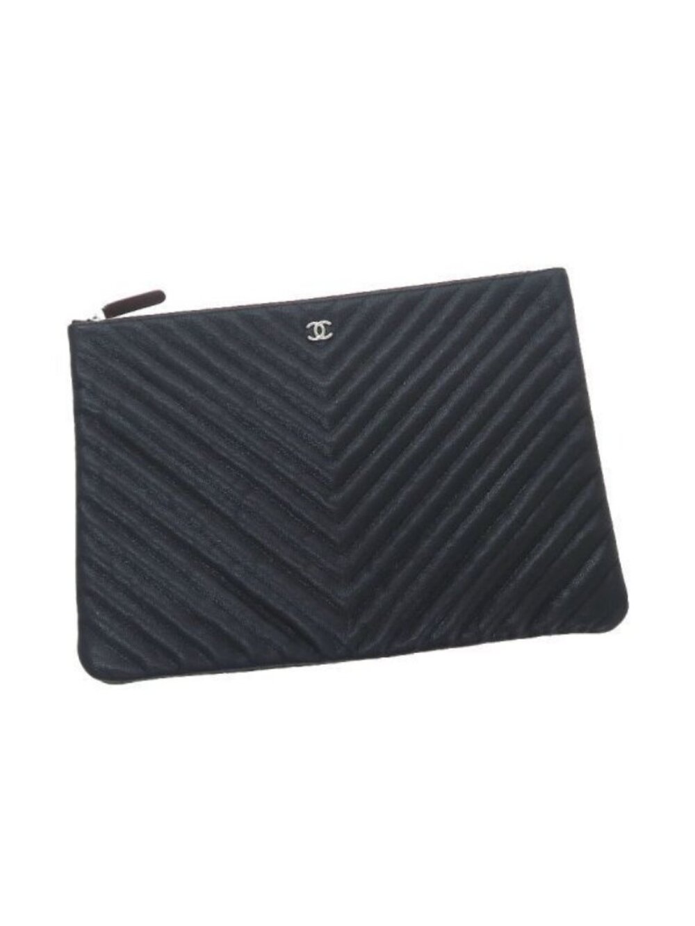Chanel Caviar Chez Blanc Clutch